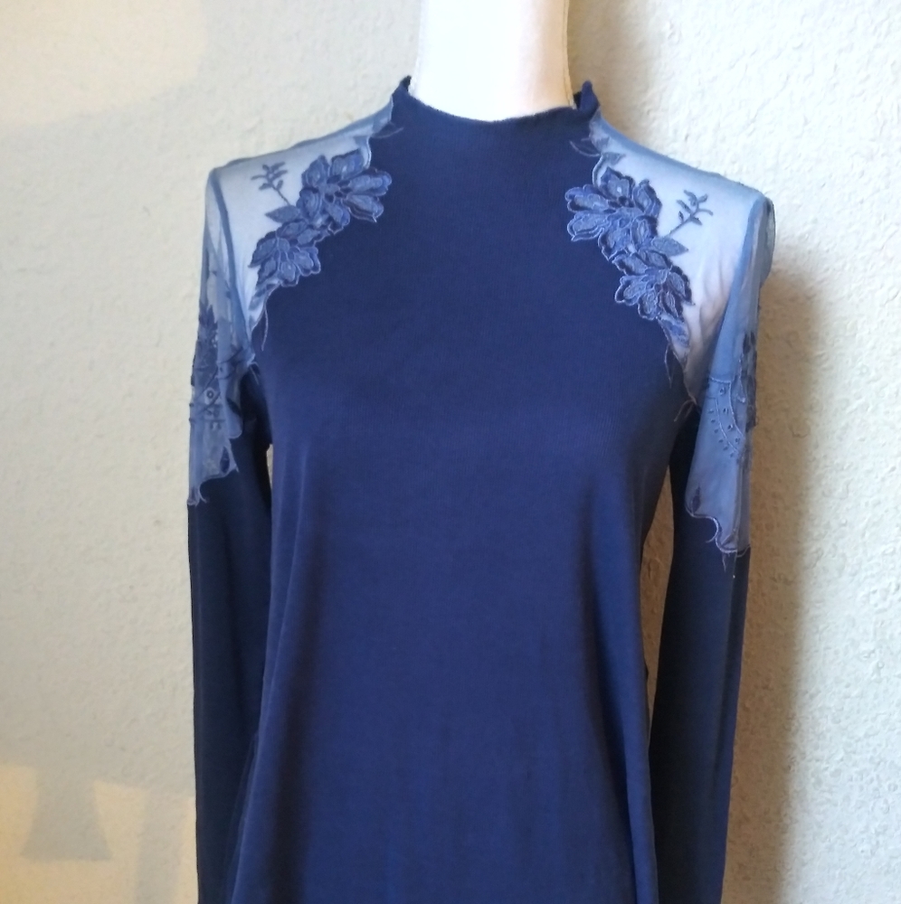 Free people lace sweater